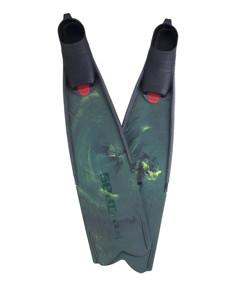 Seac Shout S700 Long Freediving and Spearfishing Fins Black / 36/38